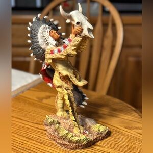 Vint. Prayer to the Great Spirit Limited Edition Statue American Indian Heritage